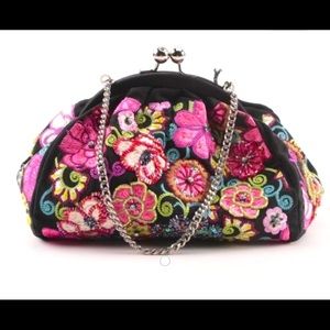 Special 25th Anniversary Vera Bradley embroidered Kisslock Purse!